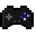 Game controller pixel icon as cursor.